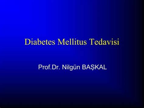 Diabetes mellitusta polinefrit tedavisi